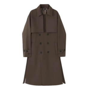 Men’s British Style Double-Breasted Trench Coat – Timeless Old Money Elegance