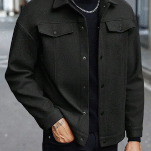 Men’s Wool Jacket 2025 – Winter Fashion Casual Woolen Coat, European Size Men’s Outerwear